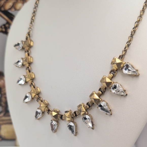 J. Crew Gold Statement Necklace - Picture 2 of 5